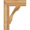 Ekena Millwork Olympic Block Rough Sawn Bracket w/ Offset Brace, Western Red Cedar, 8"W x 24"D x 32"H BKT0806X24X32OLY05RWR - alternate 2